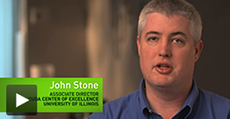 Wideo: John Stone, starszy programista działu badań na Uniwersytecie Illinois, programista VMD (w jęz. angielskim) Wideo: John Stone, starszy programista działu badań na Uniwersytecie Illinois, programista VMD (w jęz. angielskim)