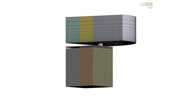 Sensor model consisting of 1.6 million nodes