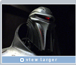 Zoic used NVIDIA Quadro FX graphics to blend CG characters, like this enemy Cylon, into scenes with live actors in Battlestar Galactica.
