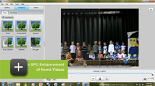 One-Click GPU Enhancement of Home Videos One-Click GPU Enhancement of Home Videos