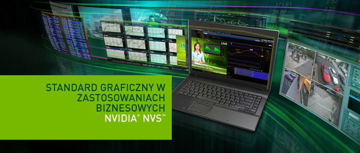 Rozwiązania NVIDIA NVS dla notebooków