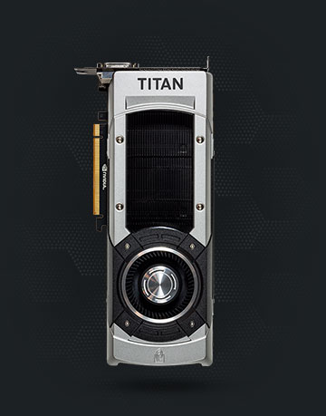 Karta graficzna GeForce GTX TITAN Black (widok z góry)