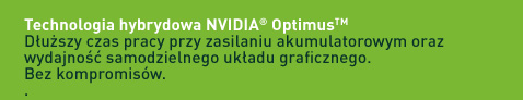 Technologia NVIDIA Optimus