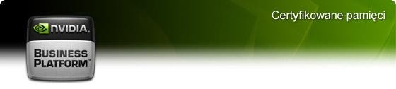 NVIDIA Business Platform - Certyfikowane pamięci