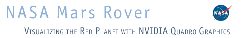 NASA Mars Rover - Visualizing the Red Planet with NVIDIA Quadro Graphics